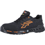U-Power Bruce Leve S1P Sicherheitshalbschuh rot – schwarz