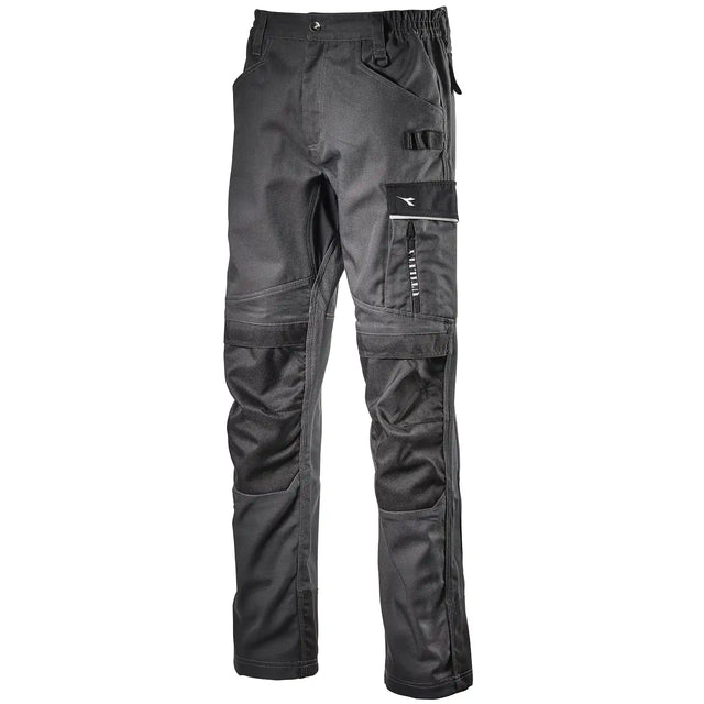 Diadora Easywork Performance coal Bundhose schwarz – grau