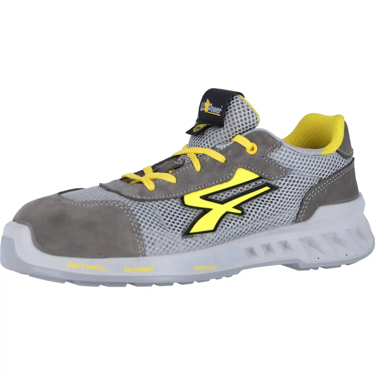 U-Power Tony Leve S1P Sicherheitshalbschuh rot – grau