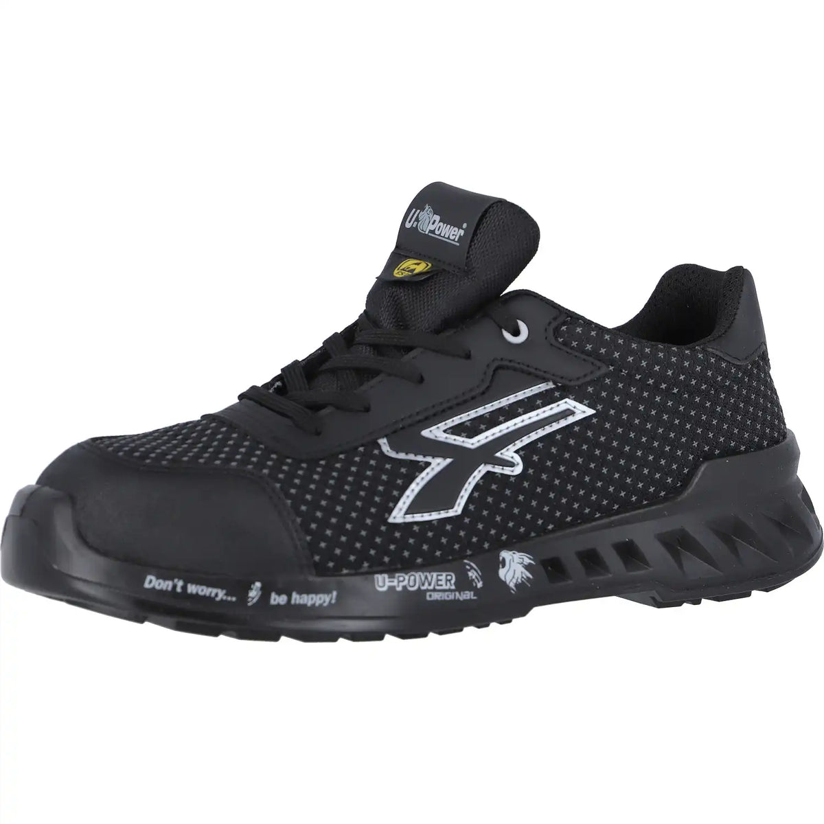 U-Power Logan Leve S3 Sicherheitshalbschuh rot – schwarz
