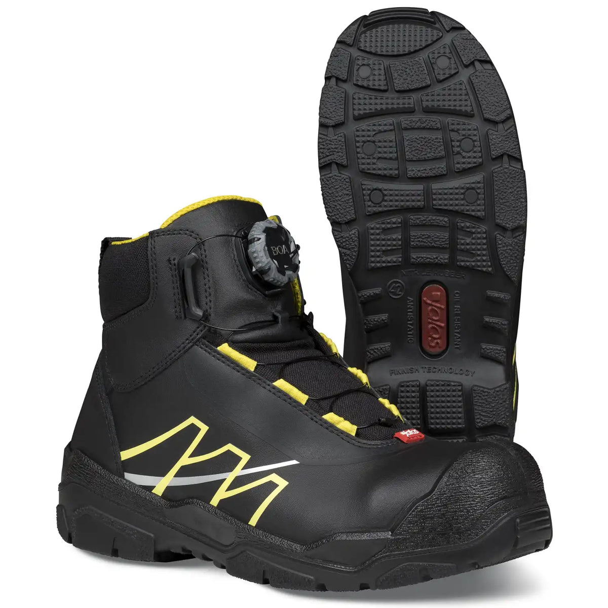 Jalas 1598 GP Gran Premio S3 Hochschuh BOA schwarz – schwarz
