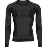 Portwest B173 DynamicAir dkgr Funkt. Langarmshirt grau – grau