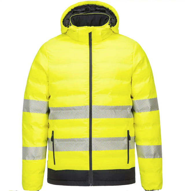Portwest S548 Bezheizbare Warnschutz Steppjacke gelb – gelb