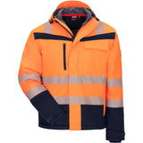 Nitras Warnschutz Winter Softshellj Motion TEX VIZ – orange/marine