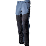 Mascot 22279-605 Customized Stretch-Bundhose – steinblau/schwarzblau