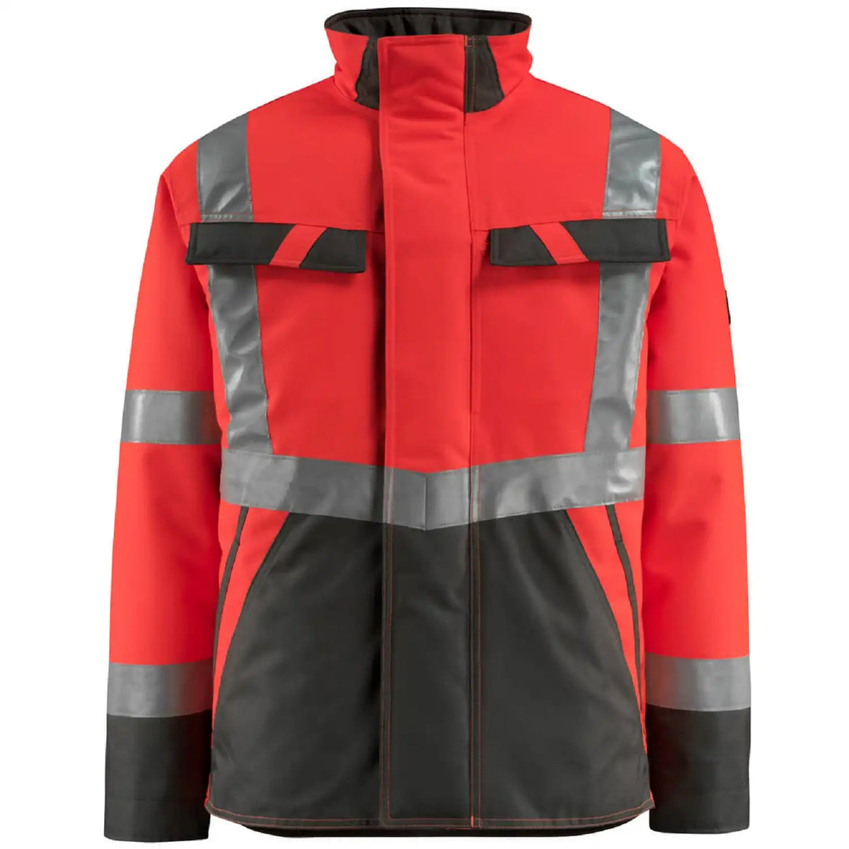 Mascot Penrith Safe Light Warn-Pilotjacke – rot/anthrazit