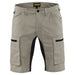 Blåkläder 1449 Service-Shorts Stretch – khaki/schwarz