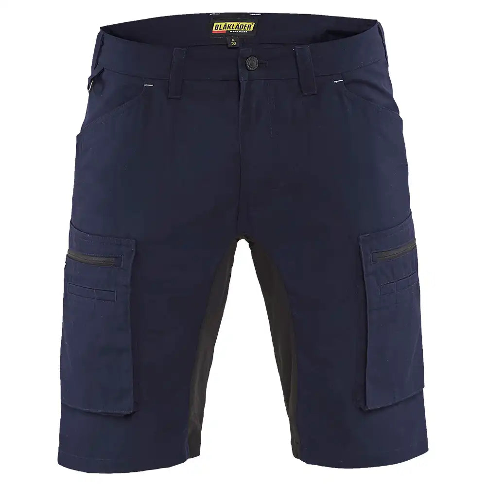 Blåkläder 1449 Service-Shorts Stretch – marine/schwarz