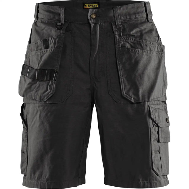 Blåkläder 1534 Canvas Handwerker-Shorts – schwarz