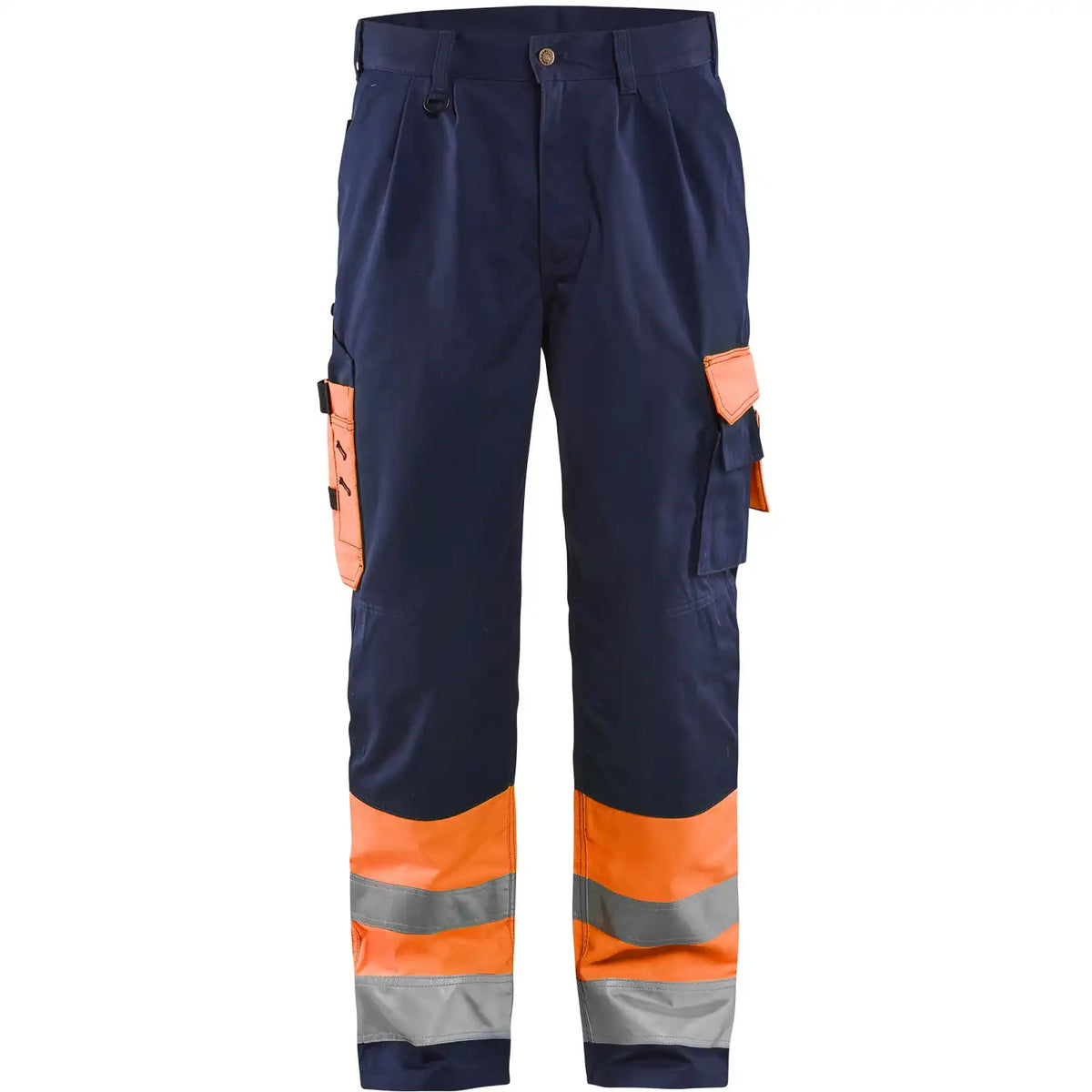 Blåkläder 1584 Warnschutz Bundhose HIGH-VIS – orange/marine