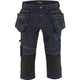 Blåkläder 1991 Jeans-Piratenhose Stretch X1900 – marine/schwarz