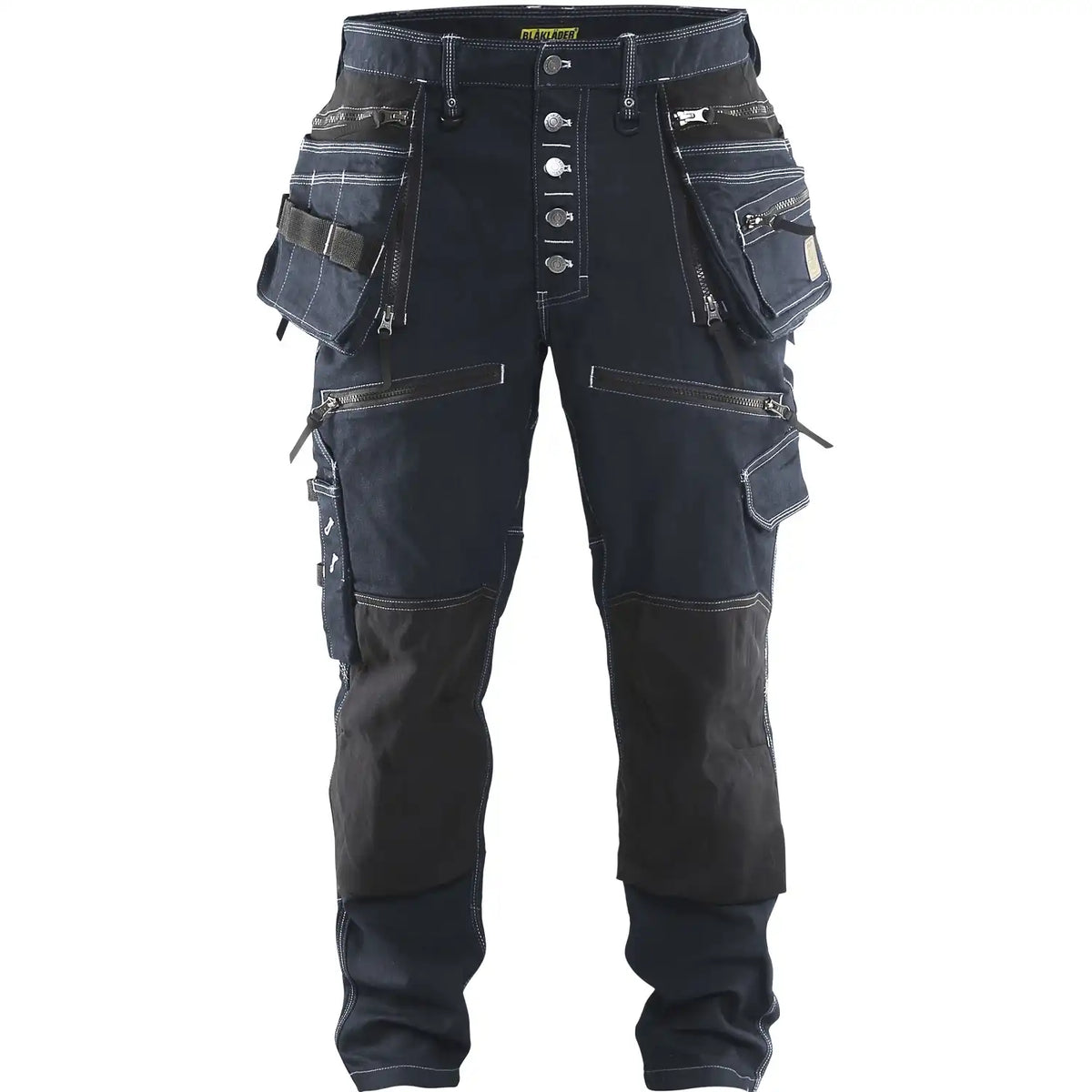 Blåkläder X1900 Stretch Jeans-Handwerkerhose – marine/schwarz