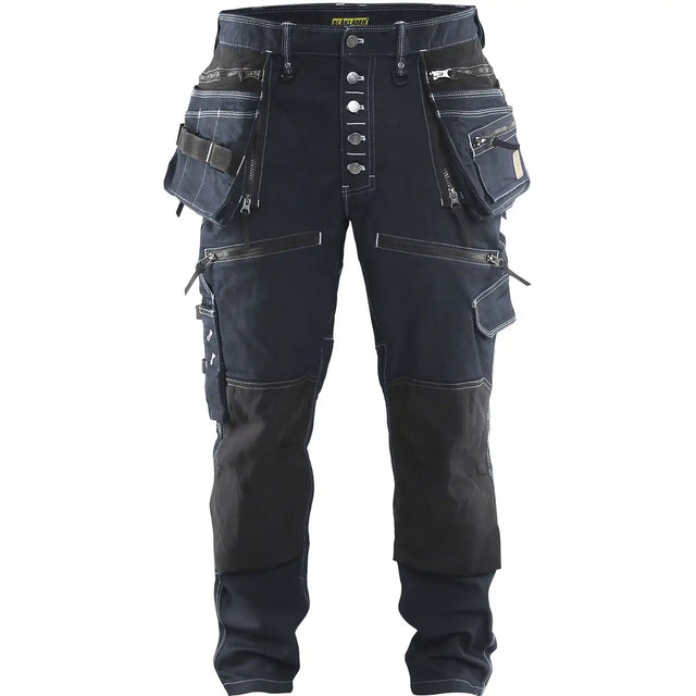 Blåkläder X1900 Stretch Jeans-Handwerkerhose – marine/schwarz