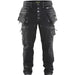 Blåkläder X1900 Stretch Jeans-Handwerkerhose – schwarz