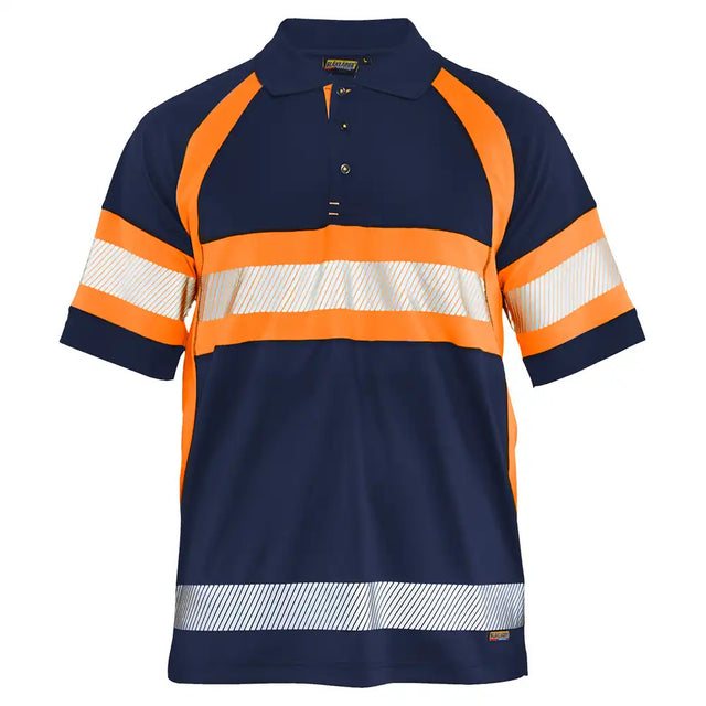 Blåkläder 3338 Warnschutz Polo-Shirt – marine/orange