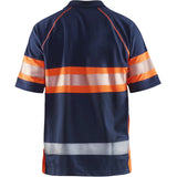Blåkläder 3338 Warnschutz Polo-Shirt – marine/orange