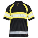 Blåkläder 3338 Warnschutz Polo-Shirt – schwarz/gelb