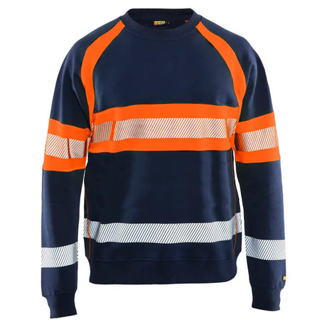 Blåkläder 3359 Warnschutz Pullover – marine/orange