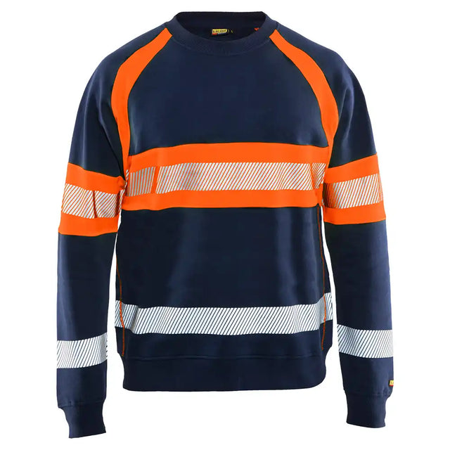 Blåkläder 3359 Warnschutz Pullover – marine/orange