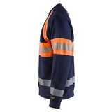 Blåkläder 3359 Warnschutz Pullover – marine/orange