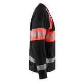 Blåkläder 3359 Warnschutz Pullover – schwarz/rot