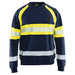 Blåkläder 3359 Warnschutz Pullover – marine/gelb