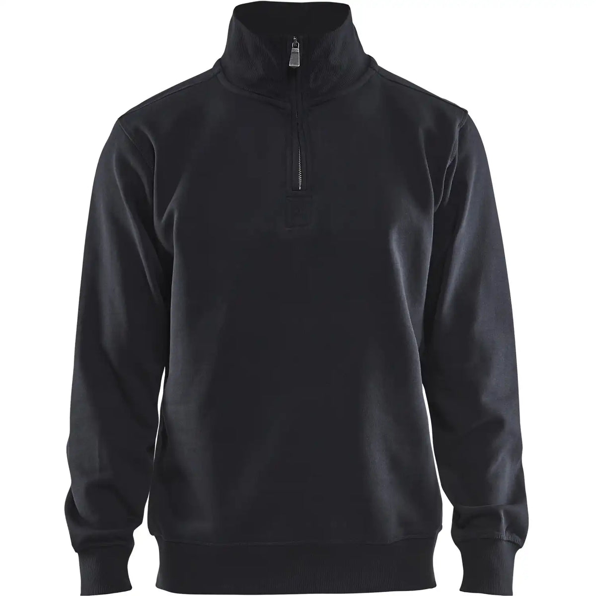 Blåkläder 3365 Sweater mit Half-Zip – schwarz