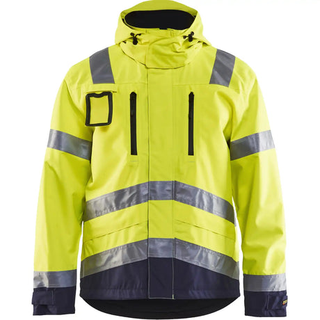 Blåkläder 4837 Warnschutz Regenjacke – gelb/marine