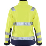 Blåkläder Damen 4902 Warnschutz Softshelljacke – gelb/marine