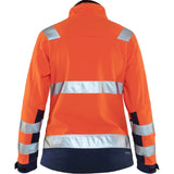 Blåkläder Damen 4902 Warnschutz Softshelljacke – orange/marine