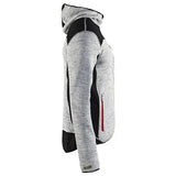 Blåkläder 4930 mit Softshell Strickjacke – grau/schwarz