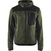 Blåkläder 4930 mit Softshell Strickjacke – armygrün/schwarz