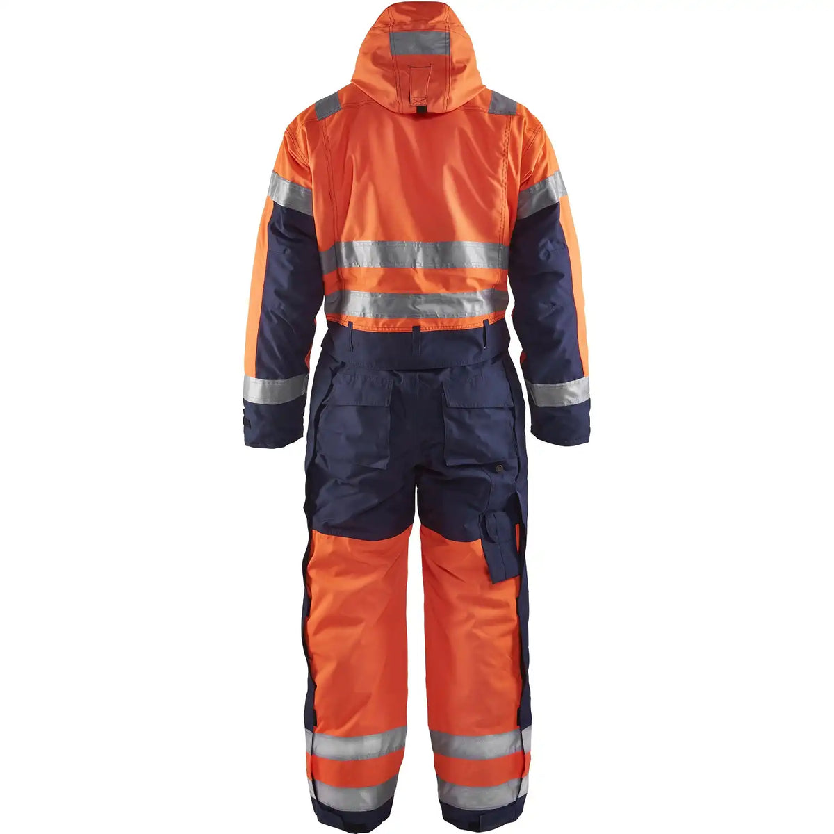 Blåkläder 6763 Warnschutz Winteroverall – orange/marine