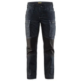 Blåkläder Damen 7159 Jeans Stretch Servicehose – marine/schwarz