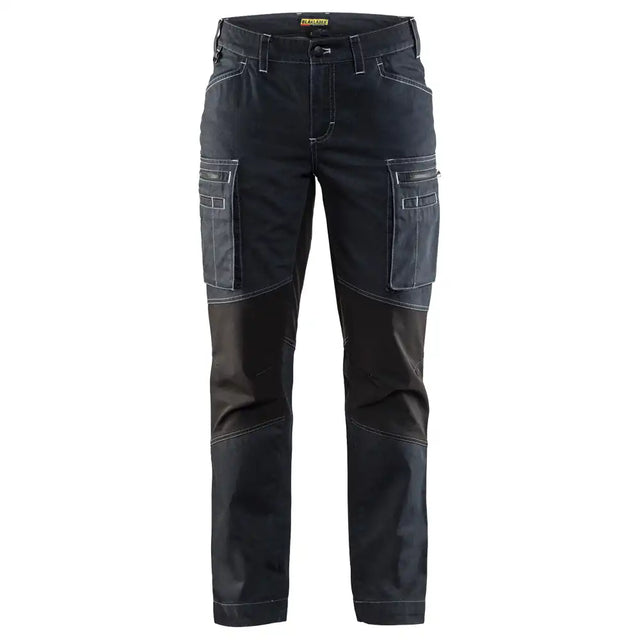 Blåkläder Damen 7159 Jeans Stretch Servicehose – marine/schwarz