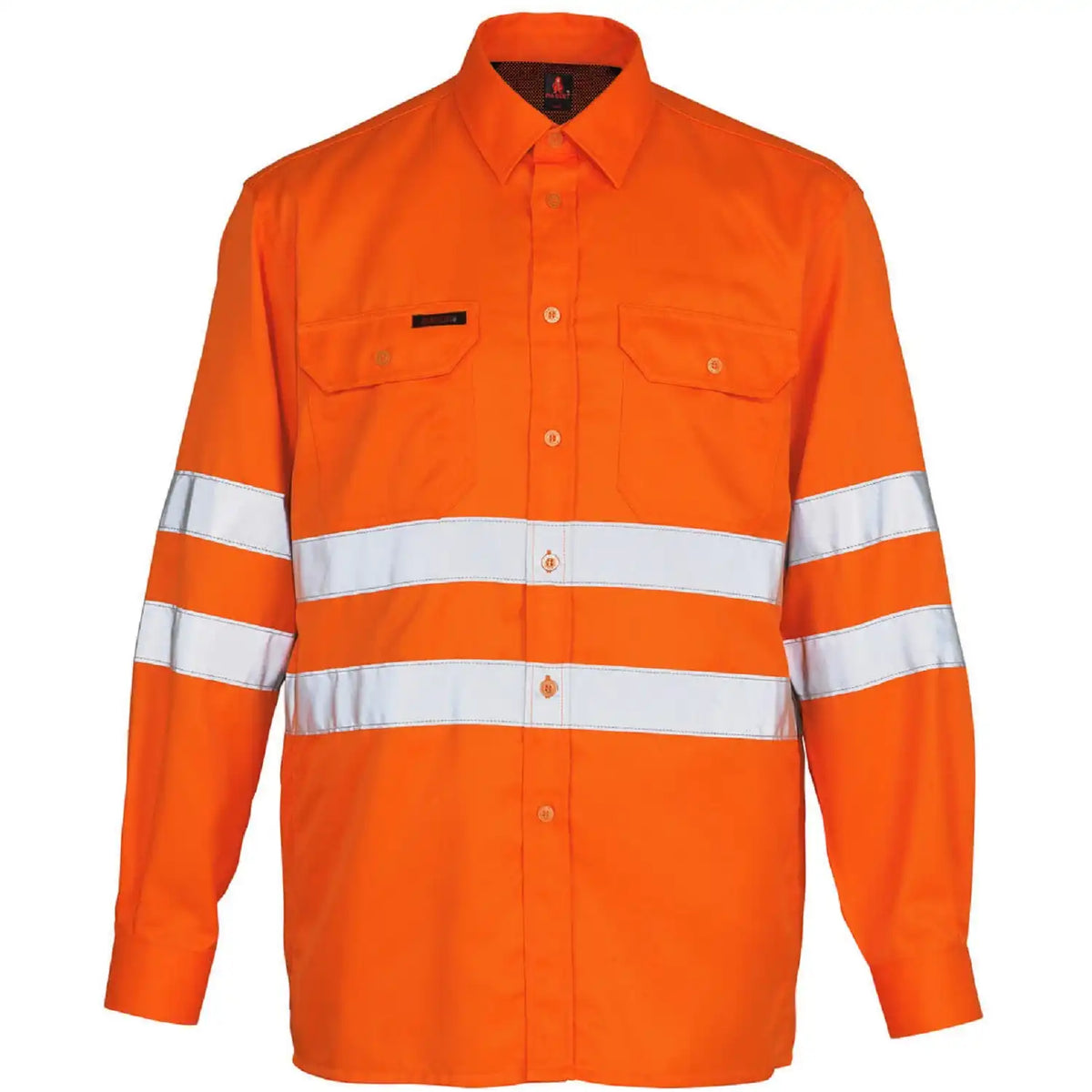 Mascot Jona Safe Classic Warnschutz Hemd – fluororange