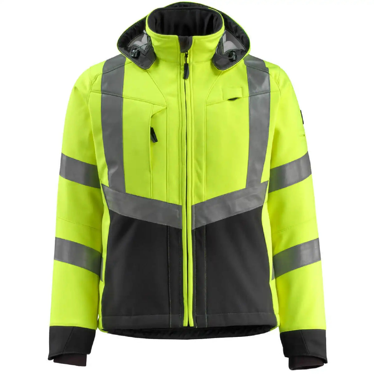 Mascot Blackpool zweifarbig WarnSoftshelljacke – gelb/schwarz