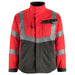Mascot Oxford Safe Supreme Warnschutzjacke – rot/anthrazit