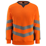Mascot Wigton Safe Supreme Warn-Sweatshirt – orange/schwarzblau