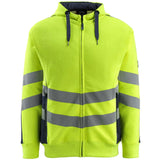Mascot Corby Safe Supreme Warn-Kapuzensweater – gelb/schwarzblau