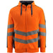 Mascot Corby Safe Supreme Warn-Kapuzensweater – orange/schwarzblau