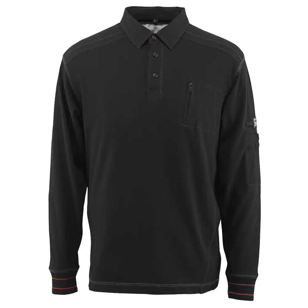Mascot IOS Frontline Polo-Sweatshirt – schwarz