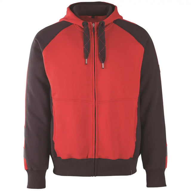 Mascot Wiesbaden Unique Kapuzen-Sweatshirt – rot/schwarz