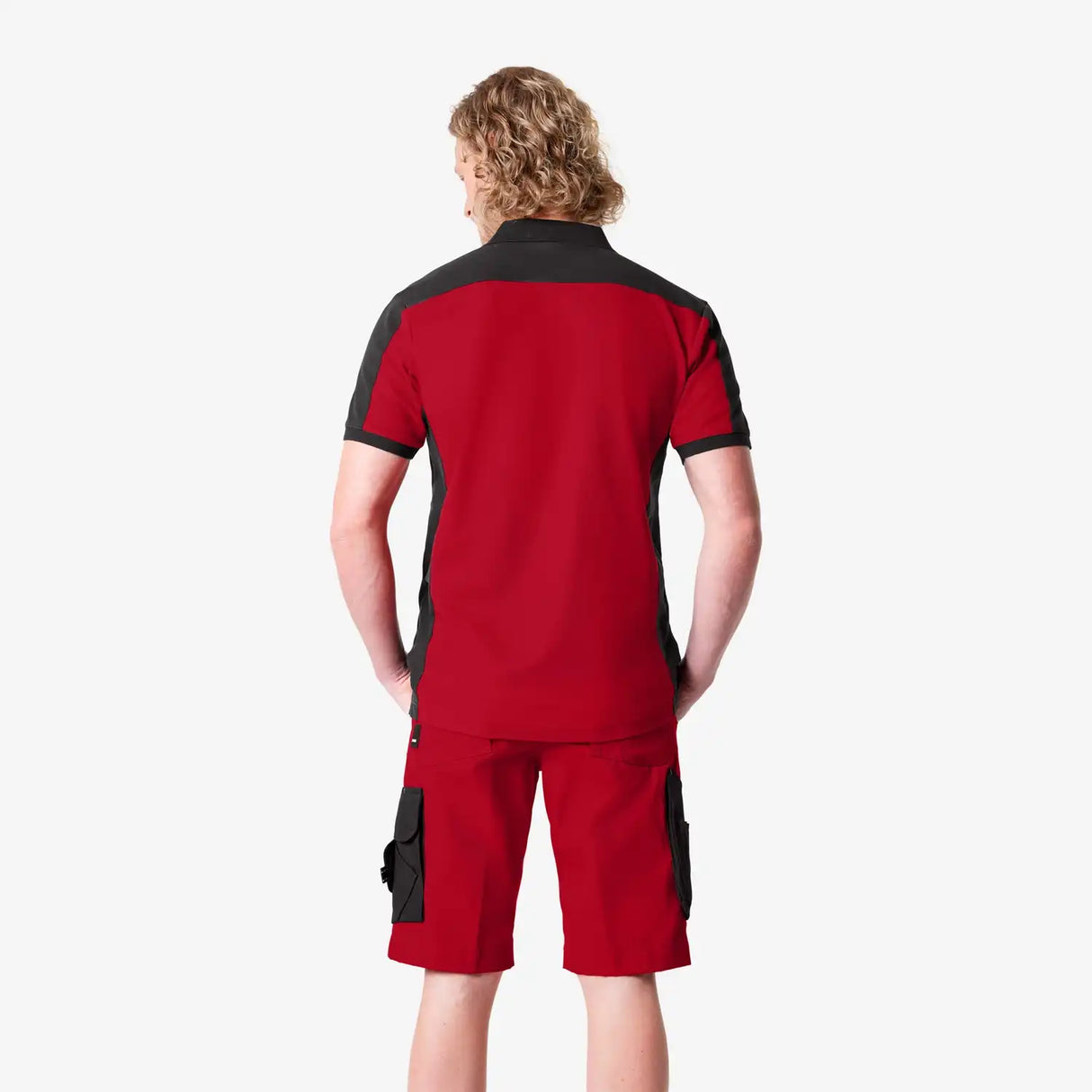 FHB Polo-Shirt zweifarbig KONRAD