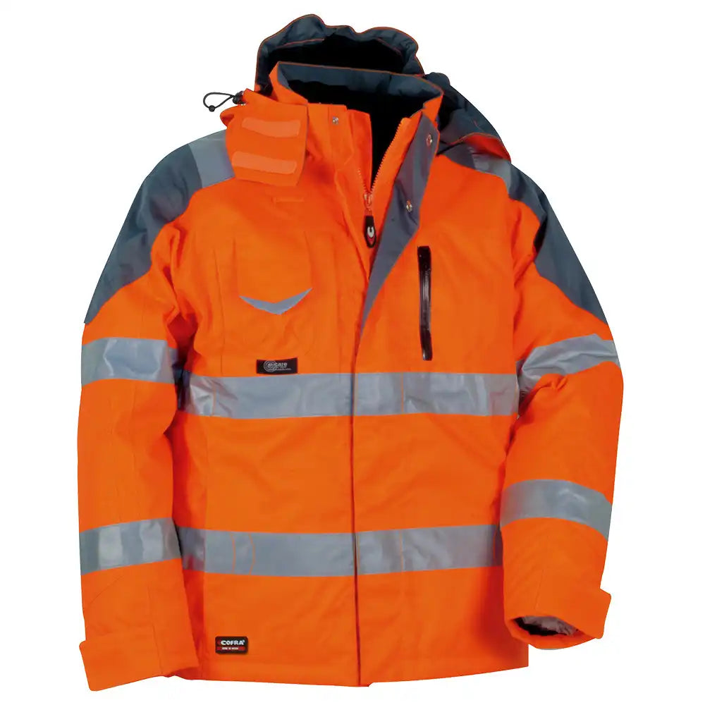 Cofra Rescue Warnschutz Thermo-Winterjacke – orange