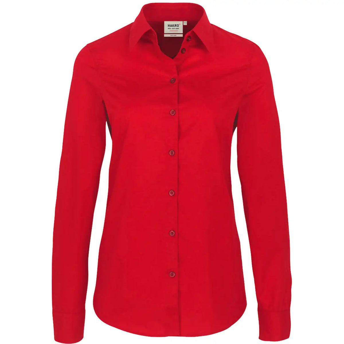 Hakro Damen Performance 121 Bluse 1/1-Arm – rot