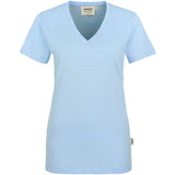 Hakro Damen Classic 126 Women V-T-Shirt – ice blue