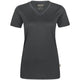 Hakro Damen Coolmax 130g/m² 187 V-Shirt – anthrazit