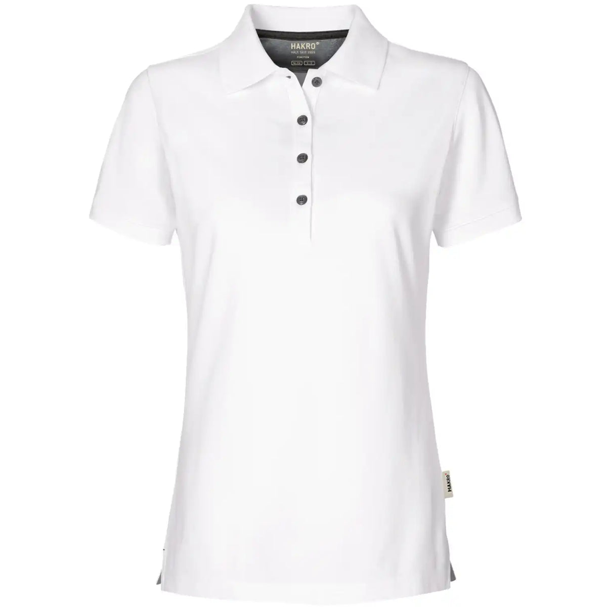 Hakro Damen Cotton-Tec 214 Poloshirt – weiß