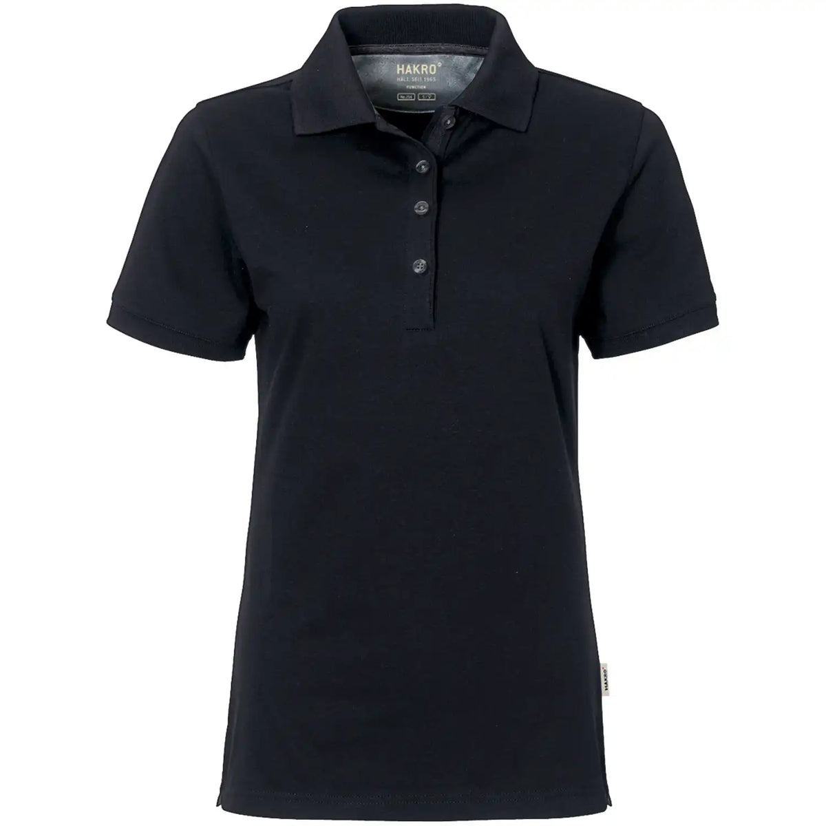 Hakro Damen Cotton-Tec 214 Poloshirt – schwarz